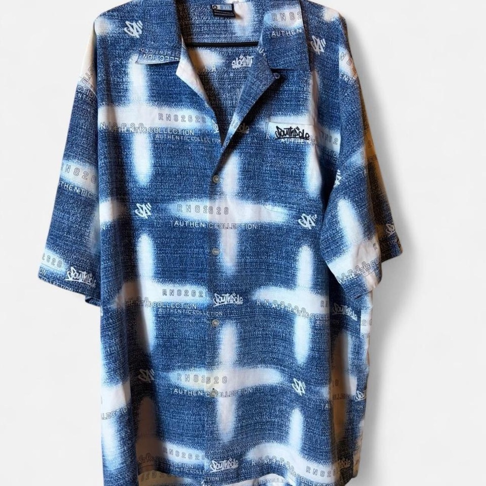 Y2k South Pole Men's Button-Up Shirt